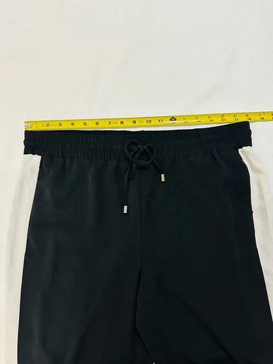 MOSSIMO BLACK TUXEDO STRIPE JOGGER PANTS ATHLEISURE COMFORTABLE LUXURY LARGE - Picture 5 of 14